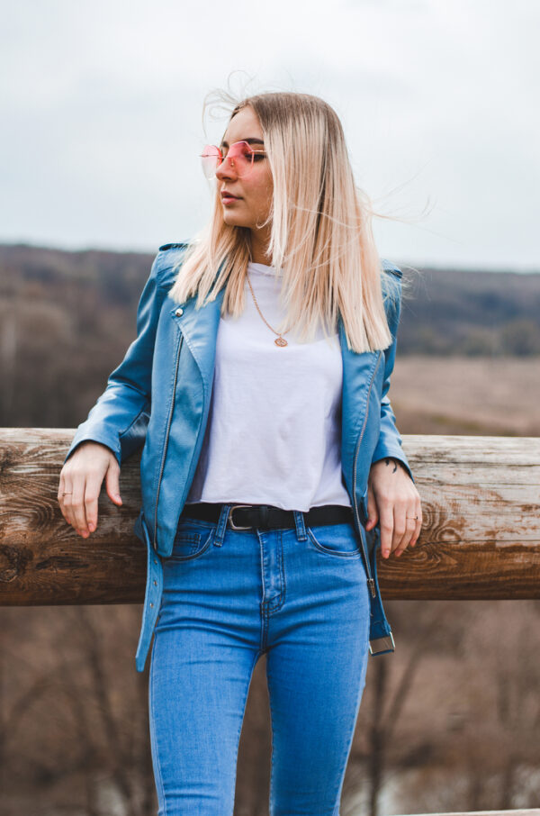 Black Check Texture Shirt – Bild 5